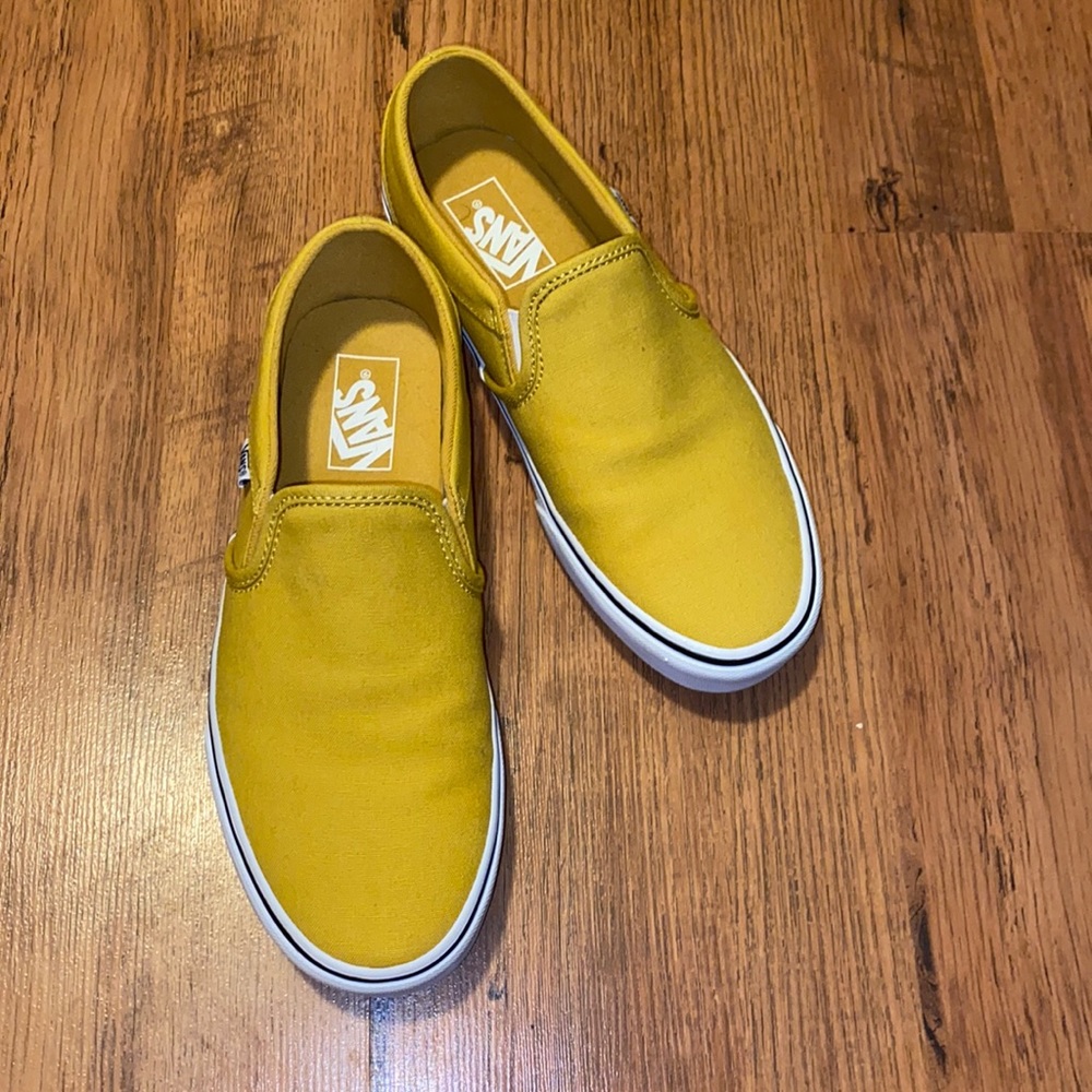 Yellow Slip-On Vans